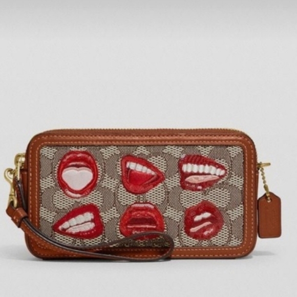 Sold NWT COACH RESERVE X Tom Wesselmann Kira Crossbody Textile Jacquard - Picture 4 of 9